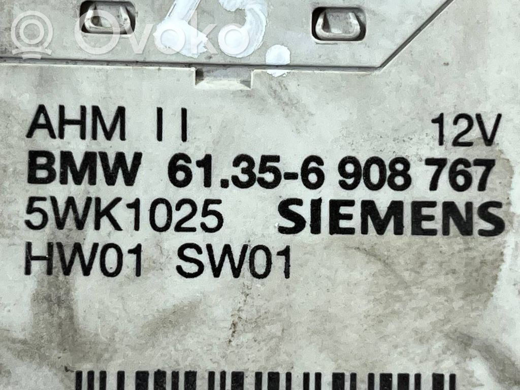 Trailer hitch control unit