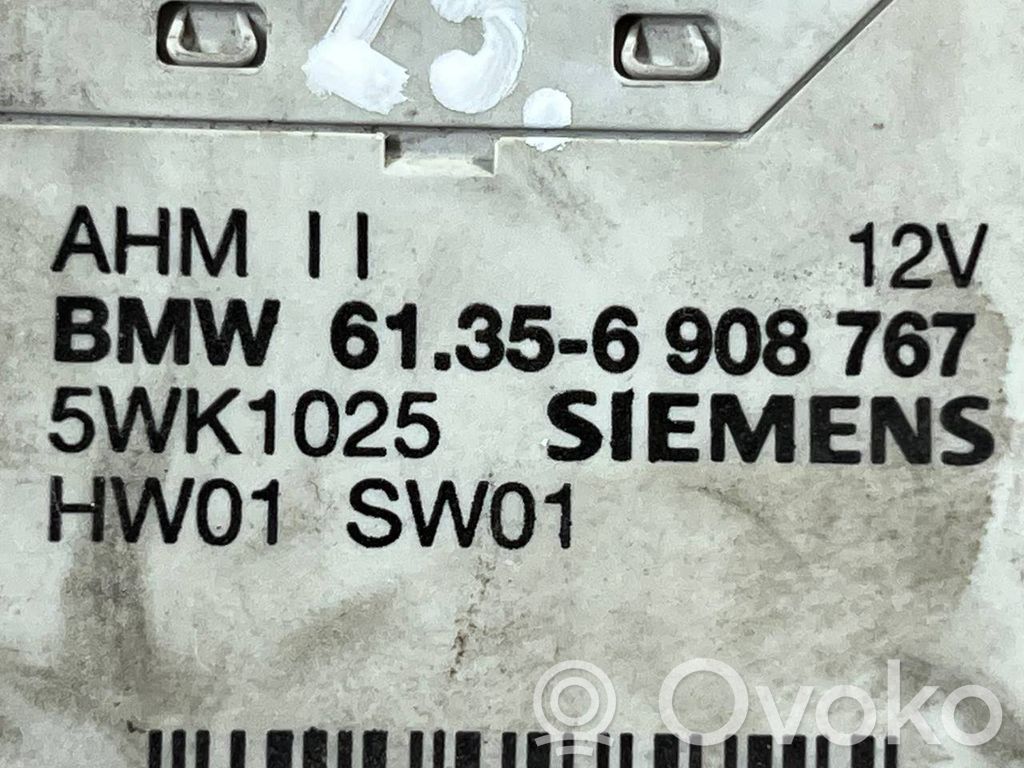 Trailer hitch control unit