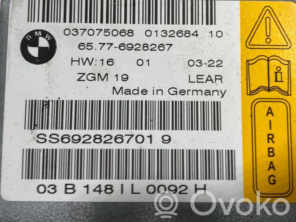 Gaisa spilvenu vadības bloks