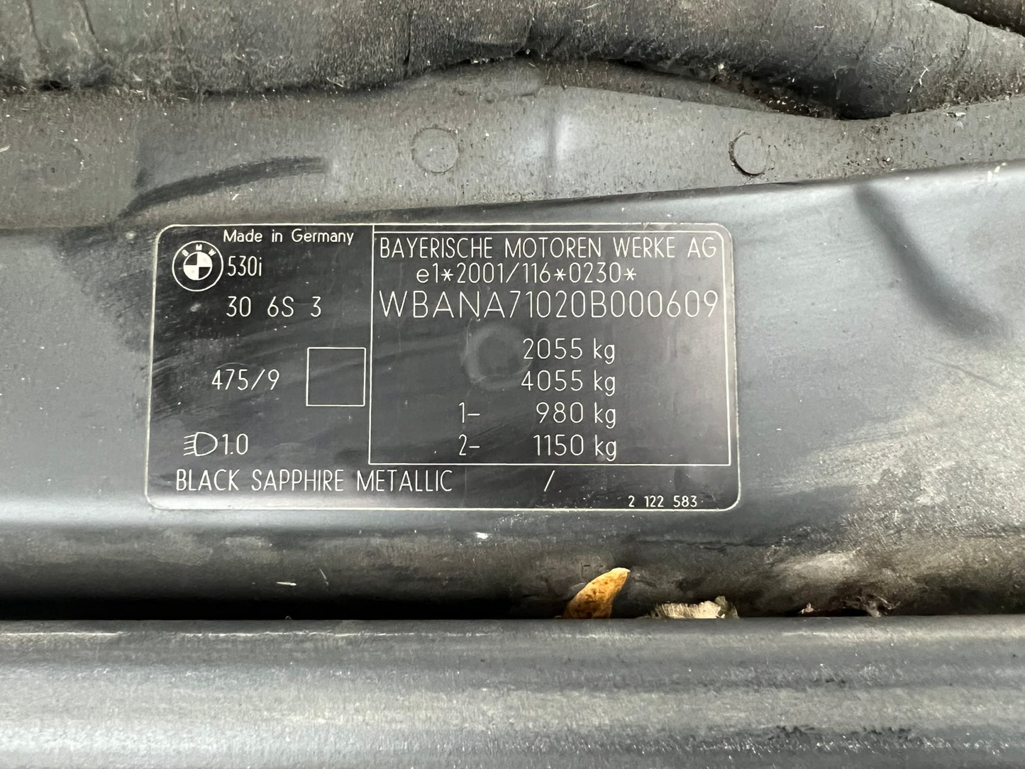 BMW 530 E60 2003G
