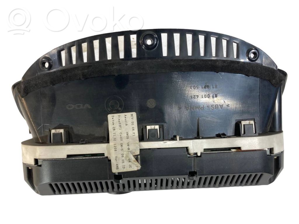 Speedometer (in the instrument panel)