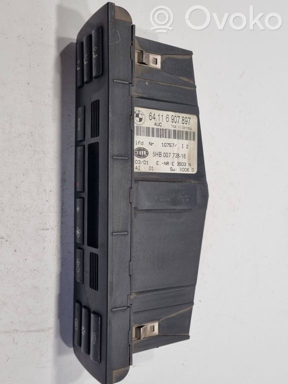 Air conditioning / climate control / interior heating control unit (in the passenger compartment)