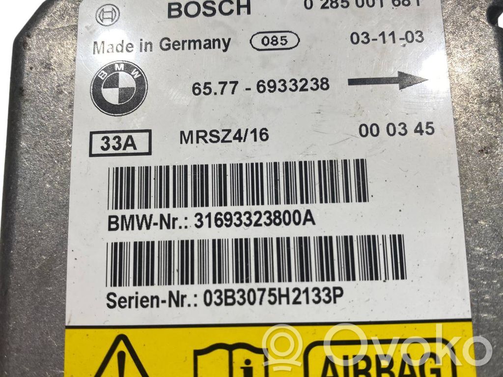 Gaisa spilvenu vadības bloks