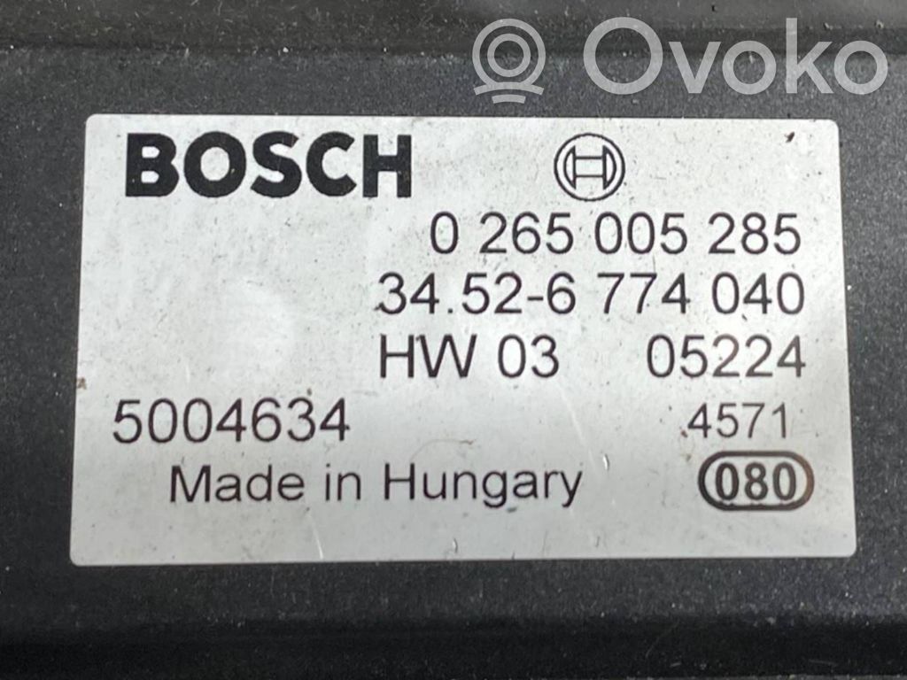ESP (elektroniskās stabilitātes programmas) sensors (paātrinājuma sensors)