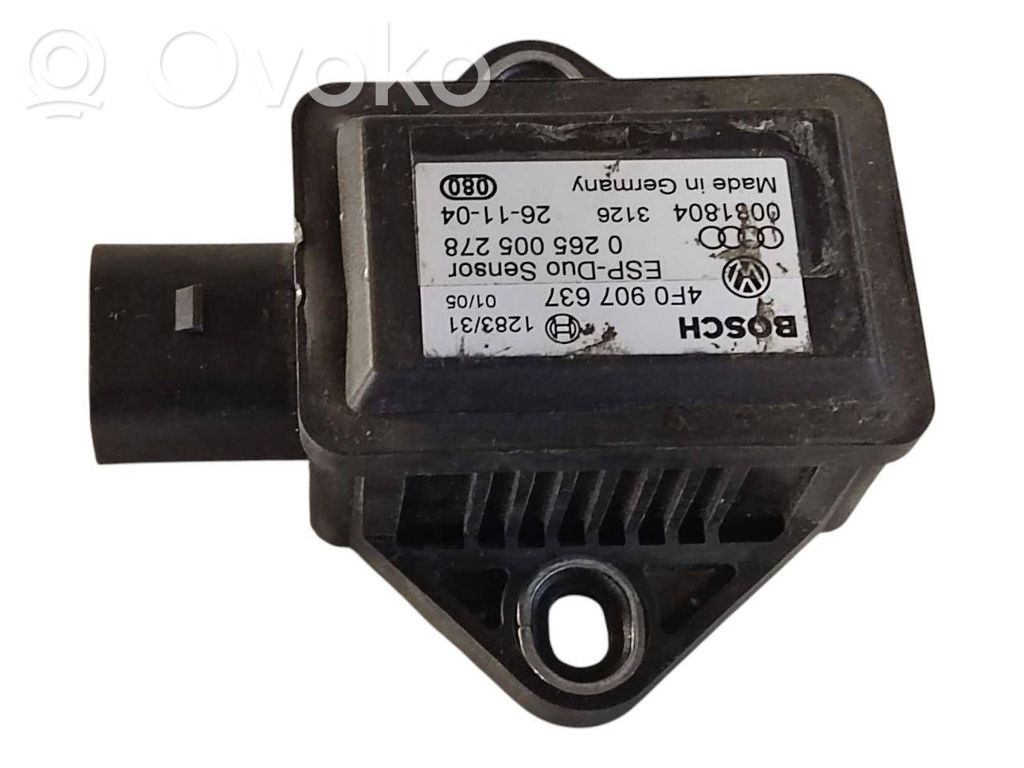 ESP (elektroniskās stabilitātes programmas) sensors (paātrinājuma sensors)