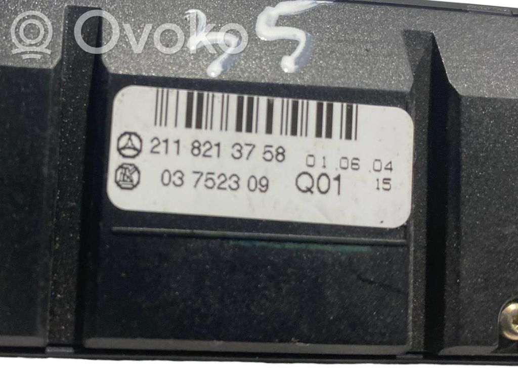 Seat heating switch