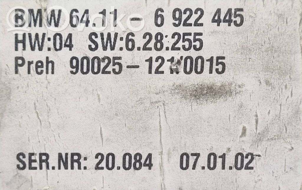 Gaisa kondicioniera / klimata kontroles / salona apsildes vadības bloks (salonā)