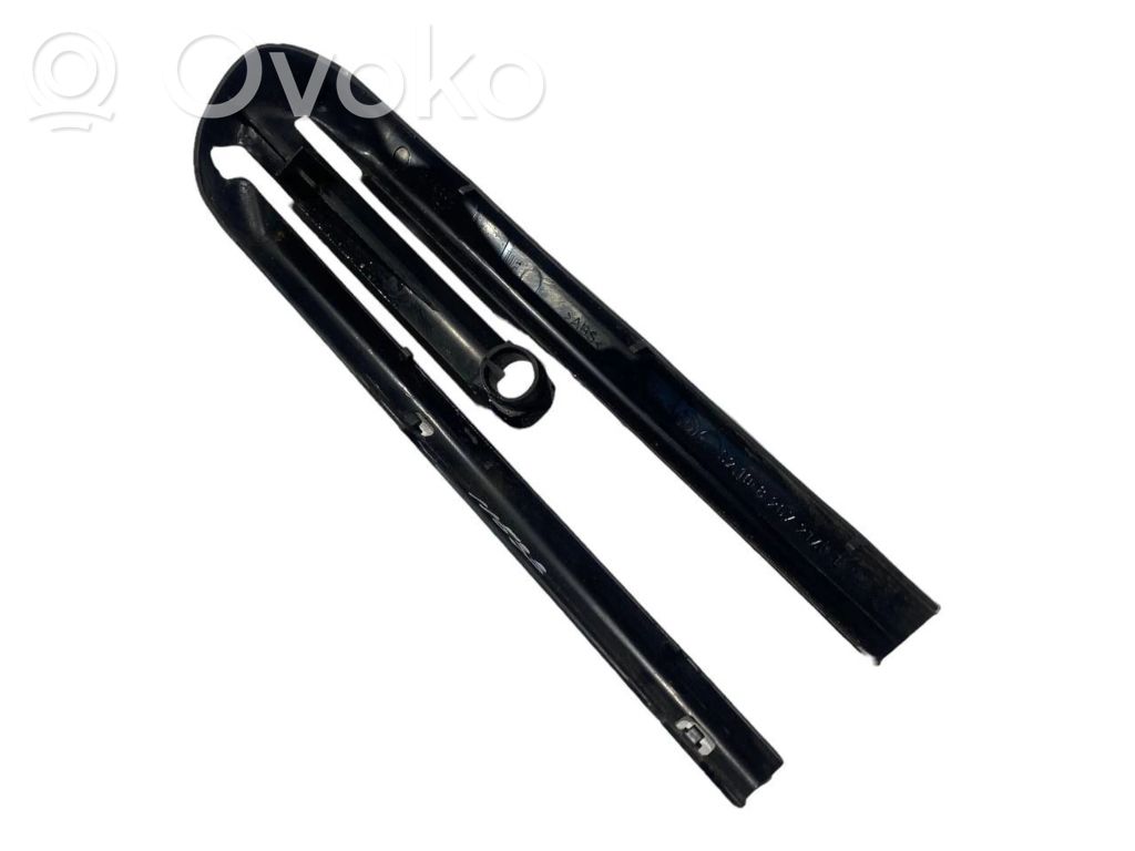 Front passenger seat rail decorative trim