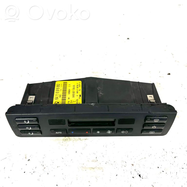 Air conditioning / climate control / interior heating control unit (in the passenger compartment)