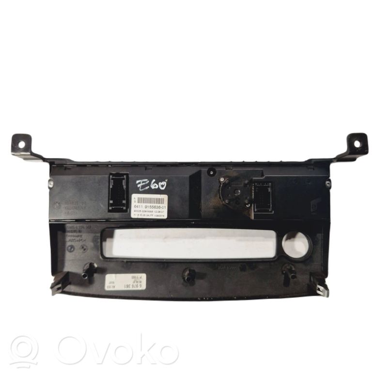 Air conditioning / climate control / interior heating control unit (in the passenger compartment)