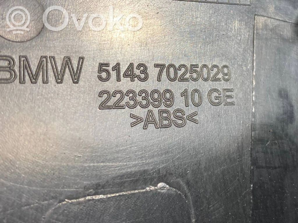 Kāju zonas sānu dekoratīvā apdare