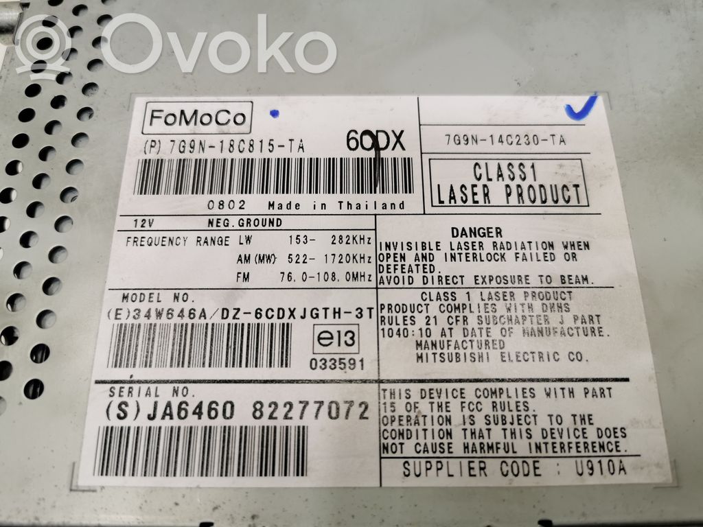 Radio / CD/DVD player / navigation