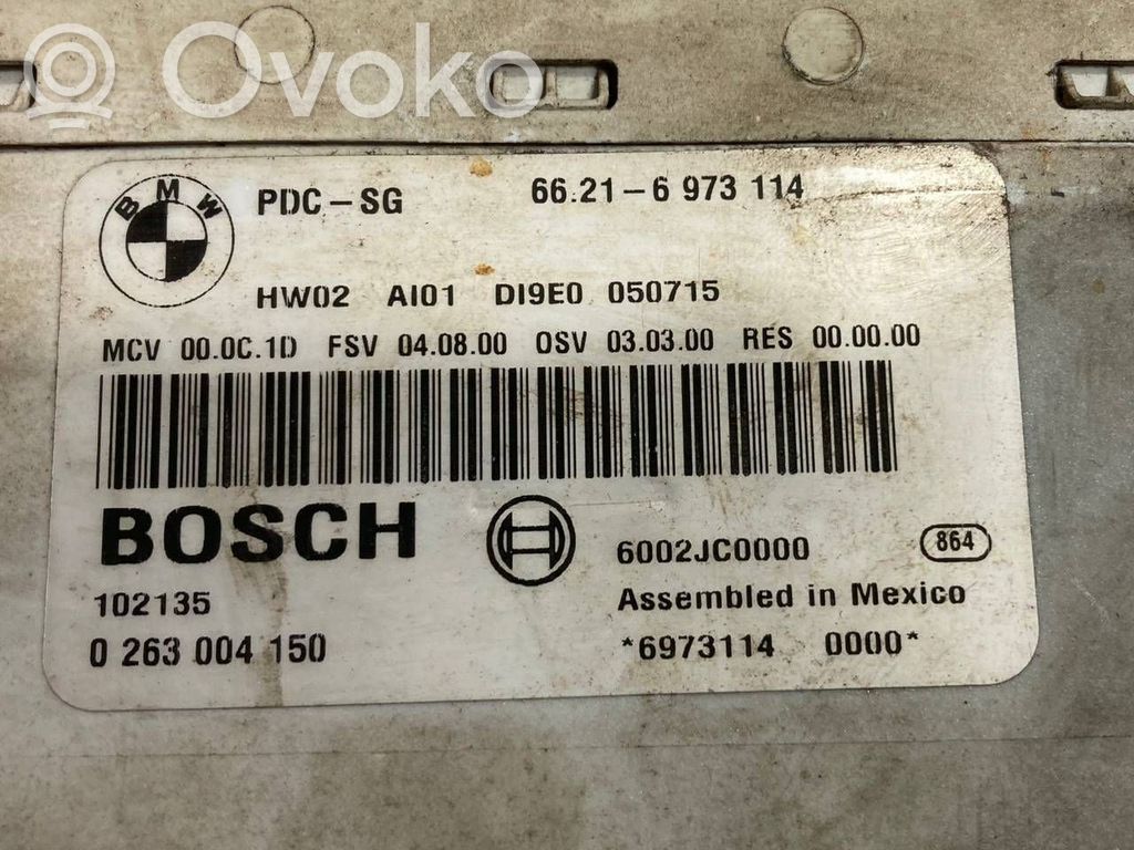 Parking (PDC) control unit