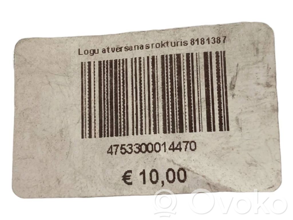 Logu pacēlāju vadības slēdzis (-dži)
