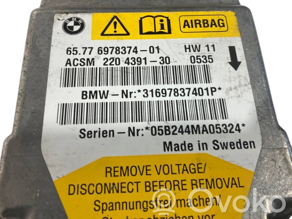 Gaisa spilvenu vadības bloks