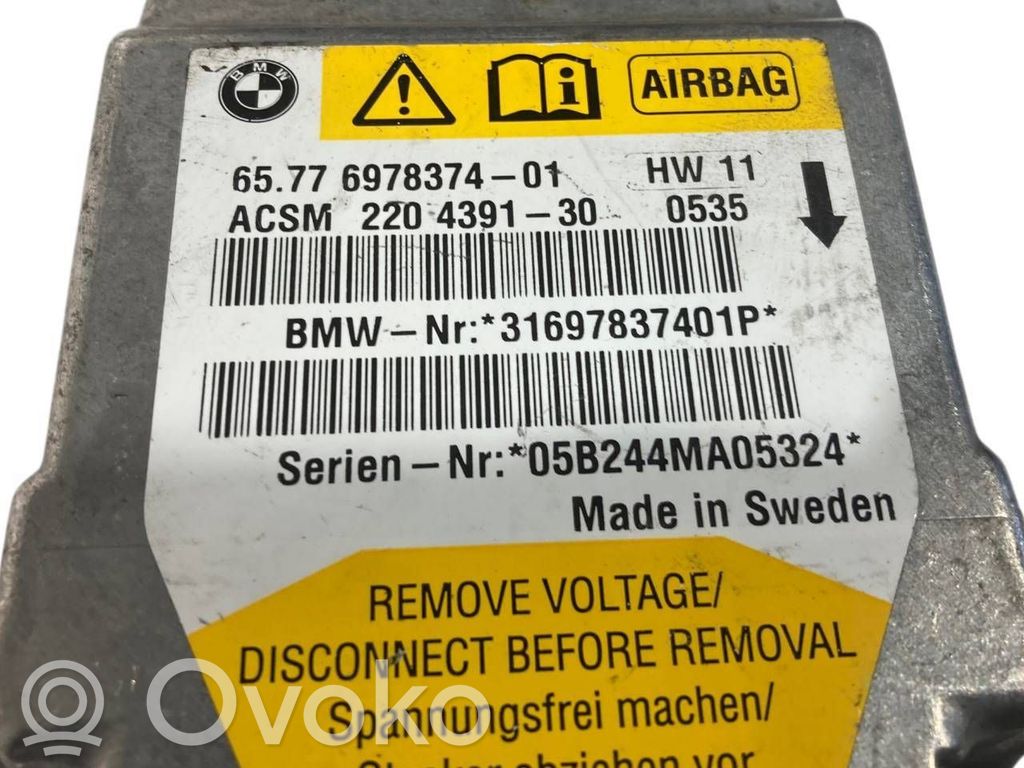 Gaisa spilvenu vadības bloks