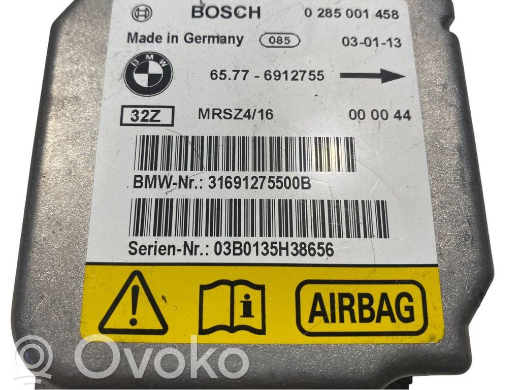 Gaisa spilvenu vadības bloks