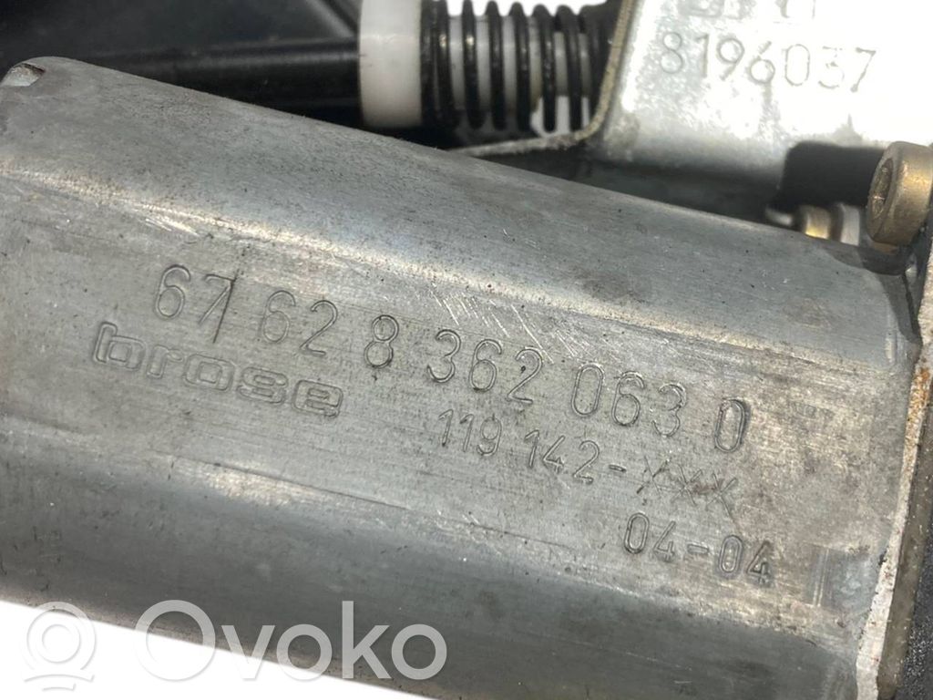 Priekšpusē elektriskā loga pacelšanas mehānisma komplekts