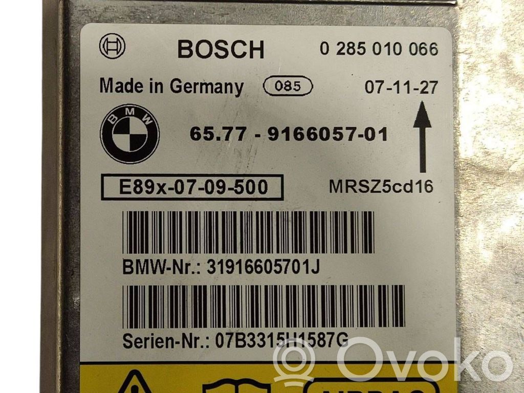 Gaisa spilvenu vadības bloks