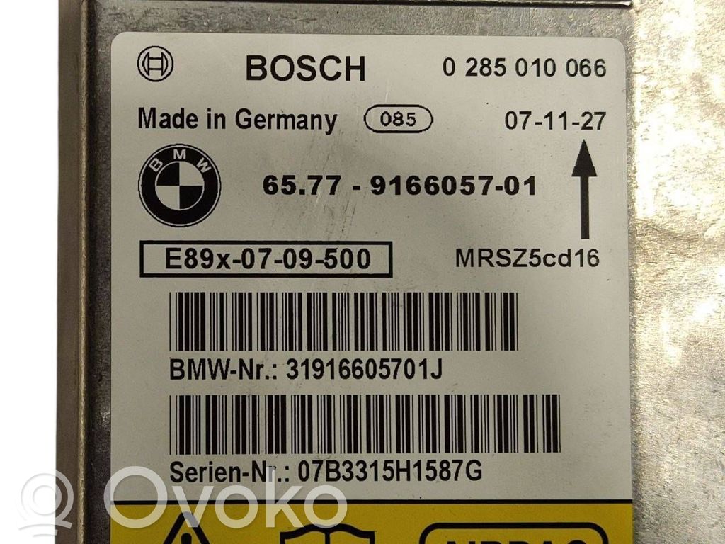 Gaisa spilvenu vadības bloks