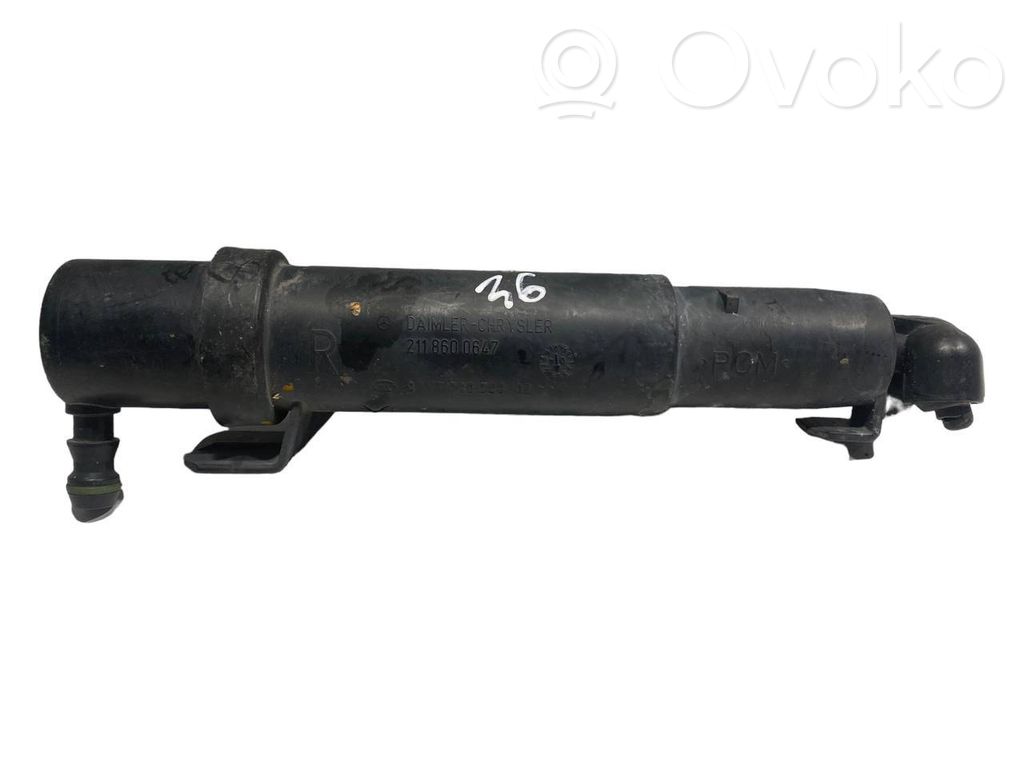 Headlight washer nozzle(s)