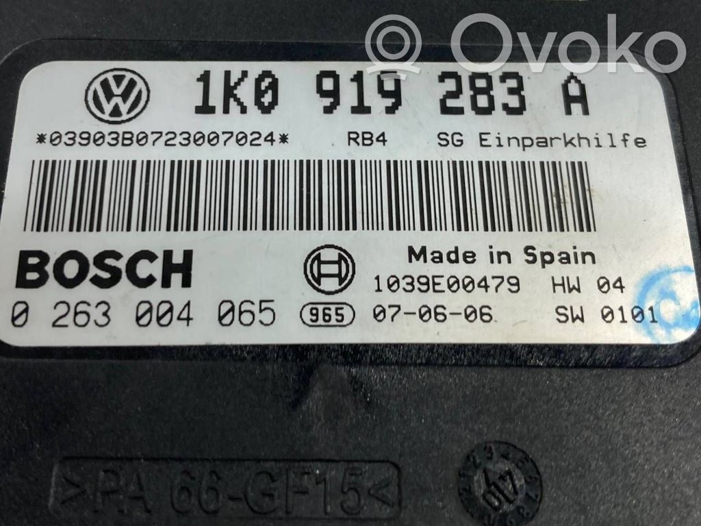 Parkošanas (PDC) vadības bloks