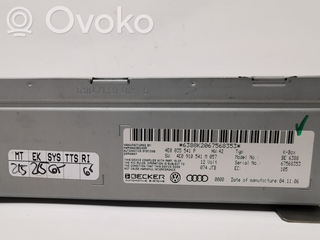 Radio / CD/DVD player / navigation