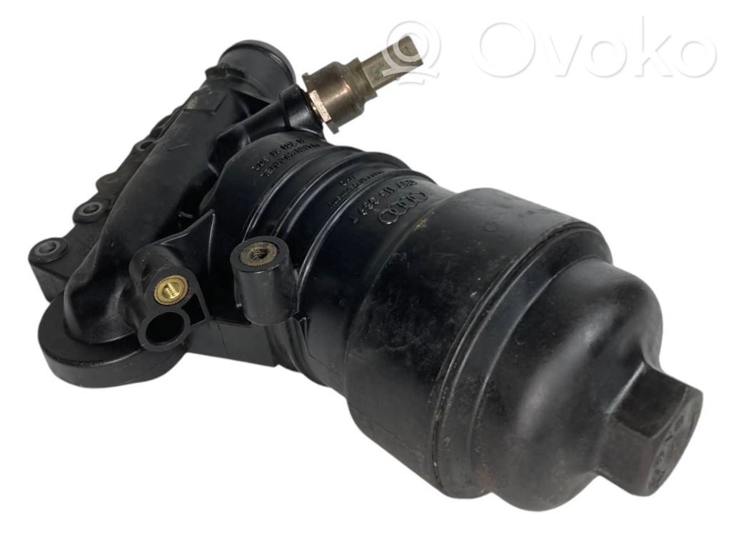 Oil filter holder/cooler