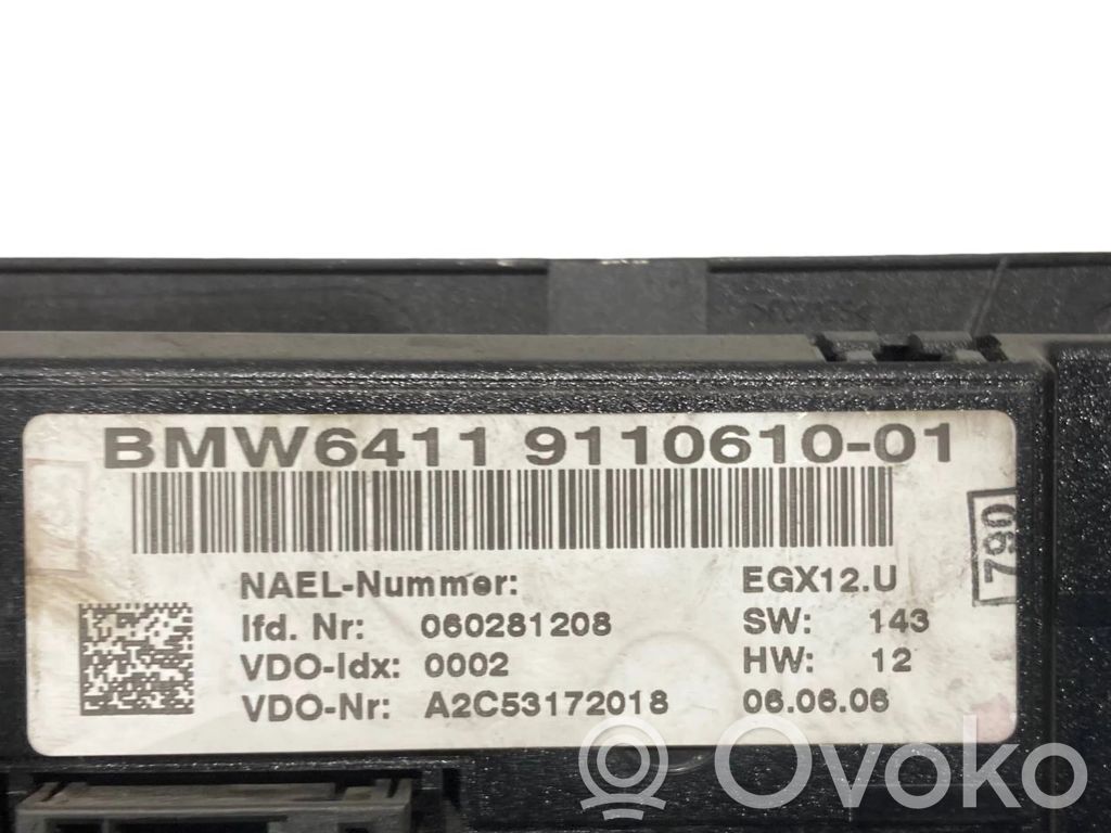 Air conditioning / climate control / interior heating control unit (in the passenger compartment)