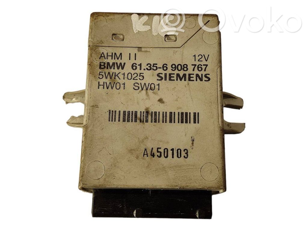 Trailer hitch control unit