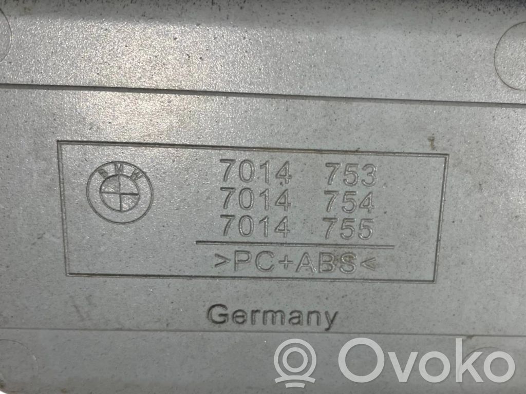 Storage compartment in the center console