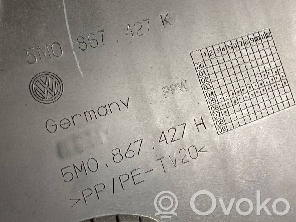 Bagāžnieka sānu apakšējās apdares panelis