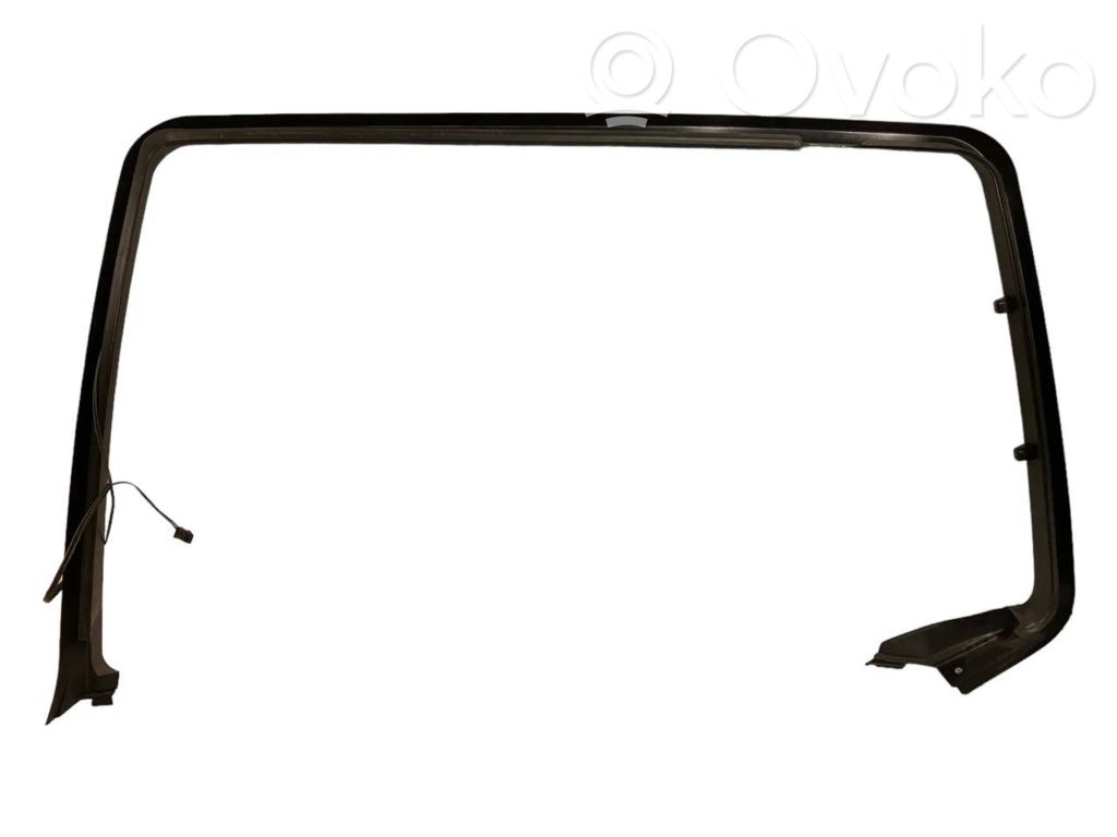 Rear door glass frame