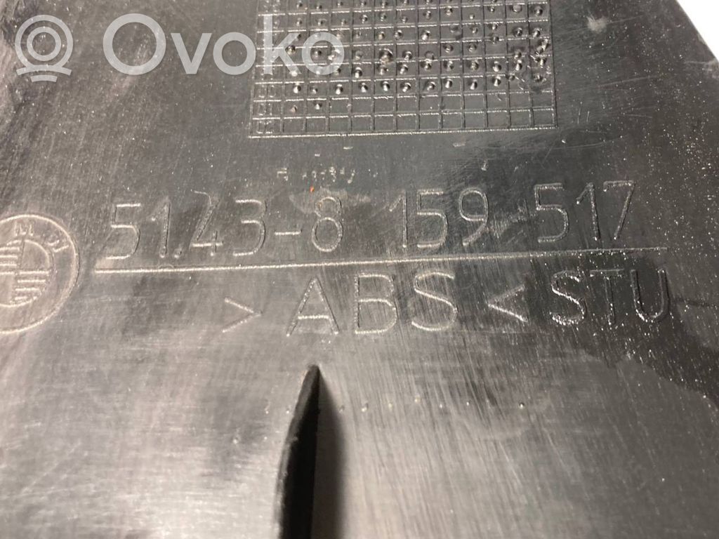 Kāju zonas sānu dekoratīvā apdare