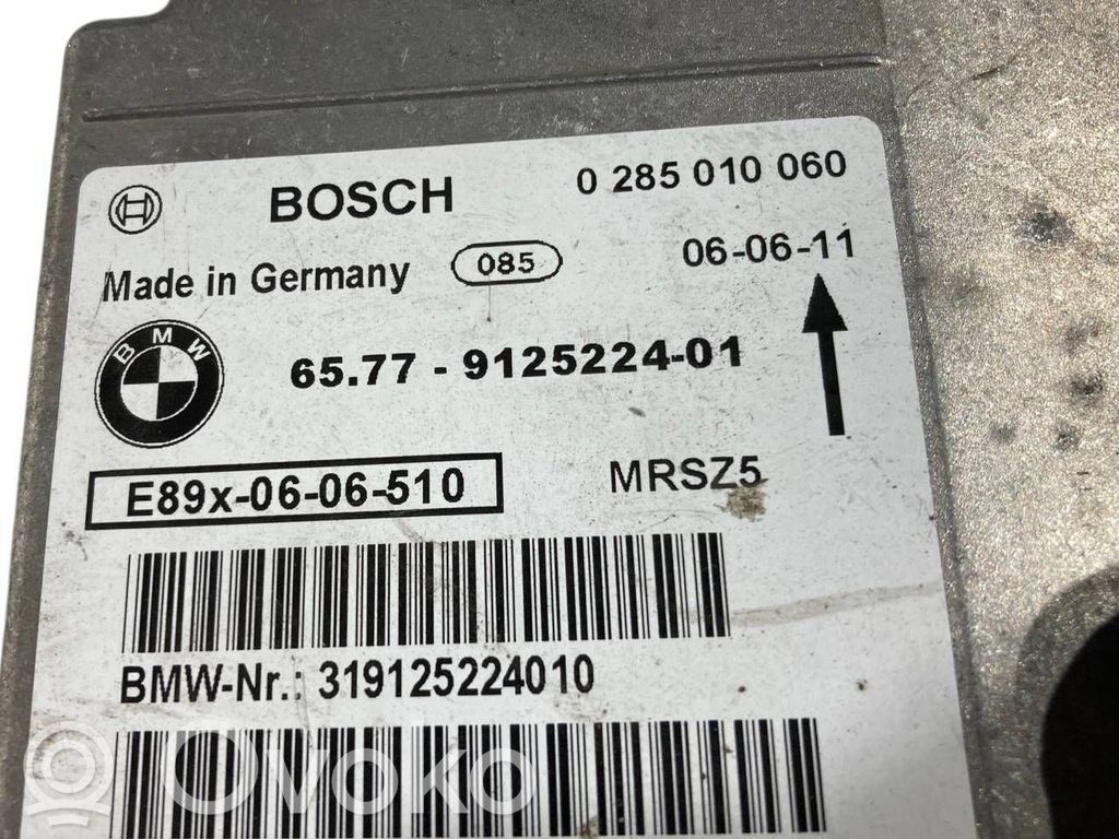 Gaisa spilvenu vadības bloks