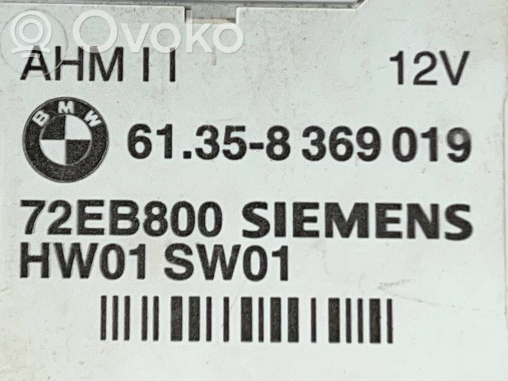 Trailer hitch control unit
