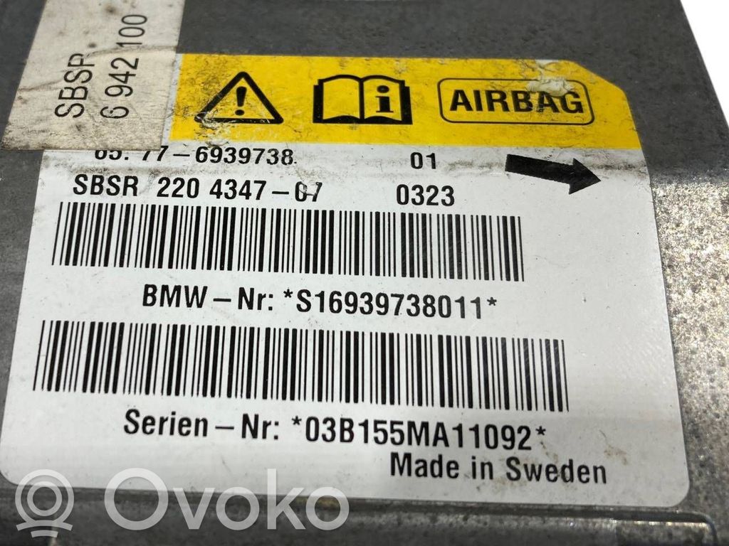 Gaisa spilvenu vadības bloks