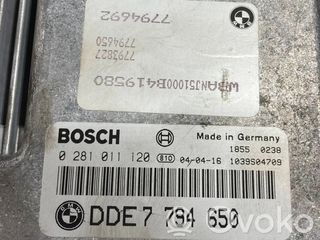 Aizdedzes ECU komplekts