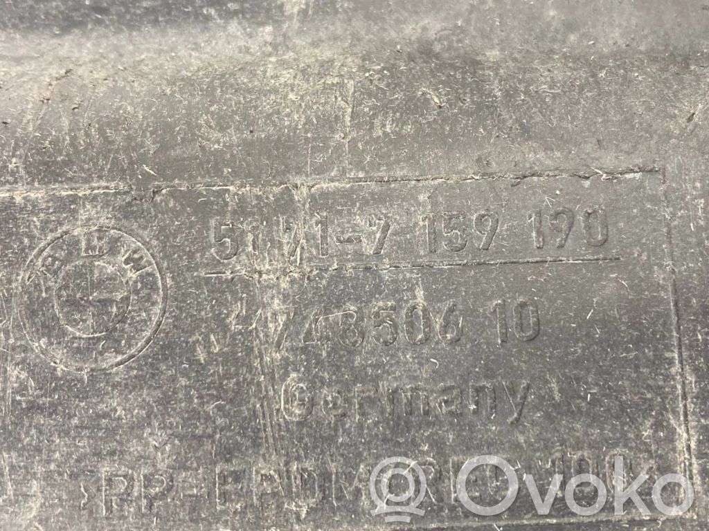 Under engine guard (front)