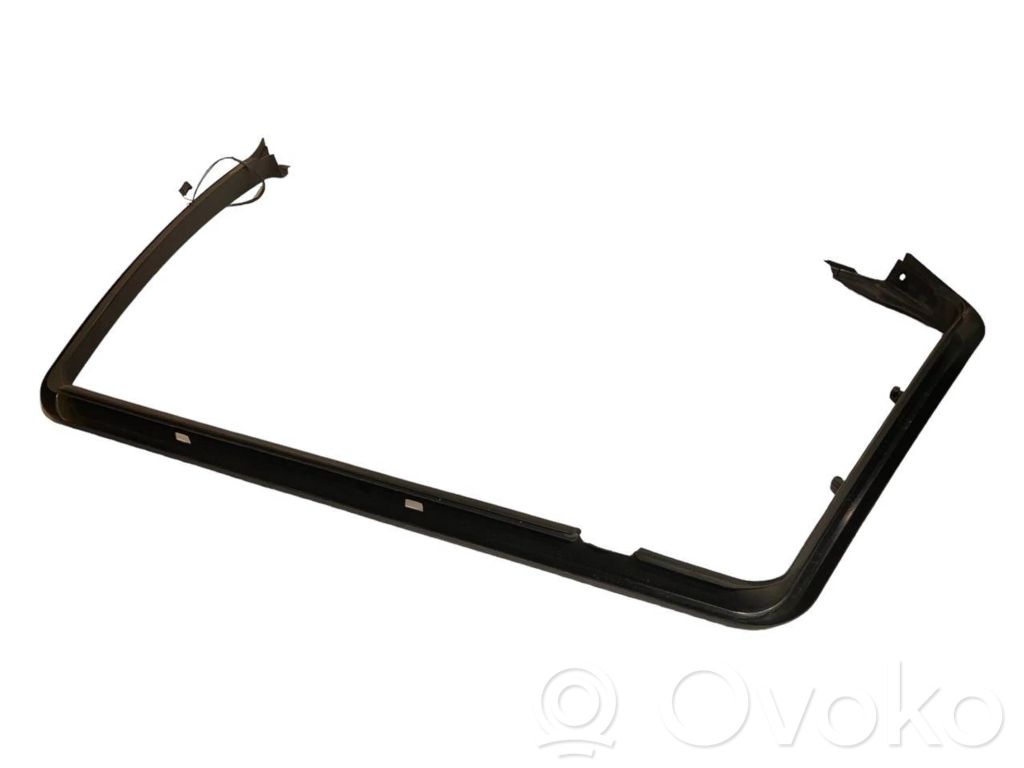 Rear door glass frame