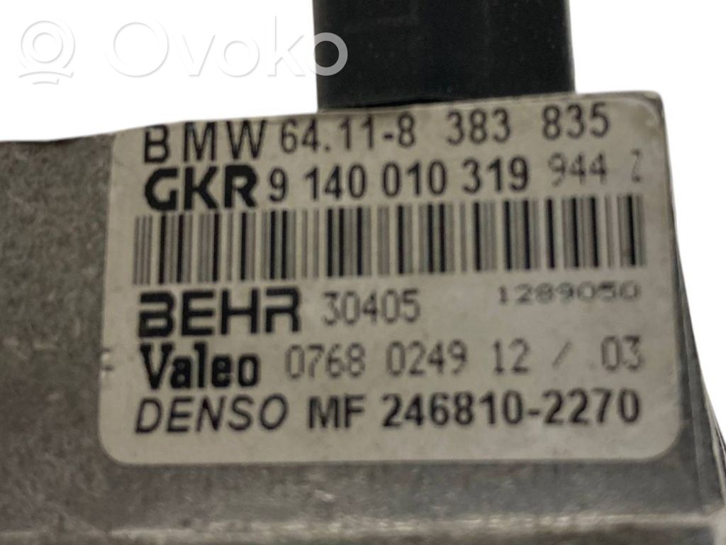 Mazā radiatora ventilatora reostats