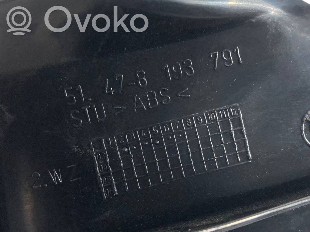 Aizmugurējā sliekšņa dekoratīvā apdare (iekšējā)