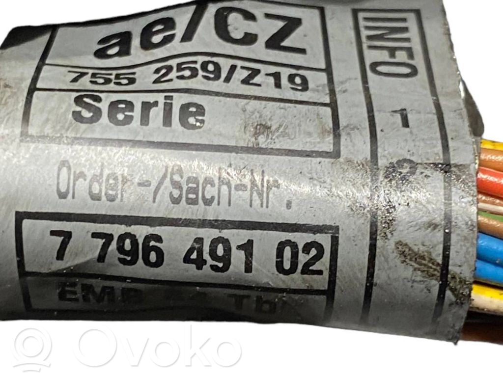 Dzinēja vadu instalācija