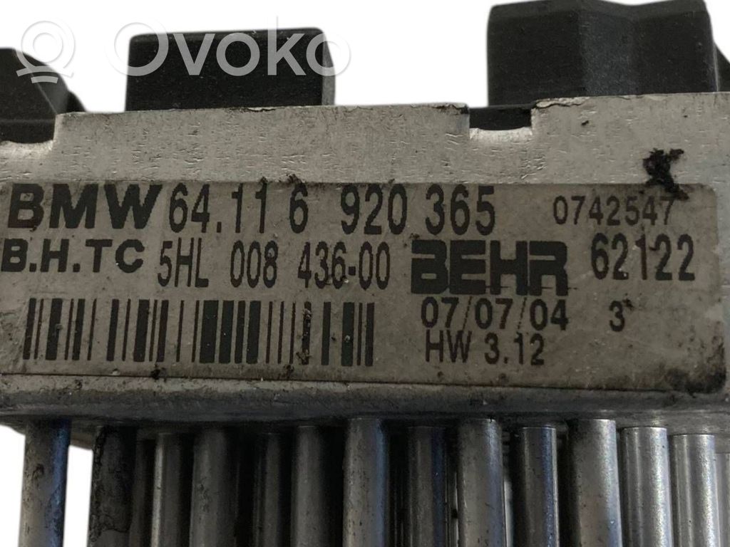 Mazā radiatora ventilatora reostats