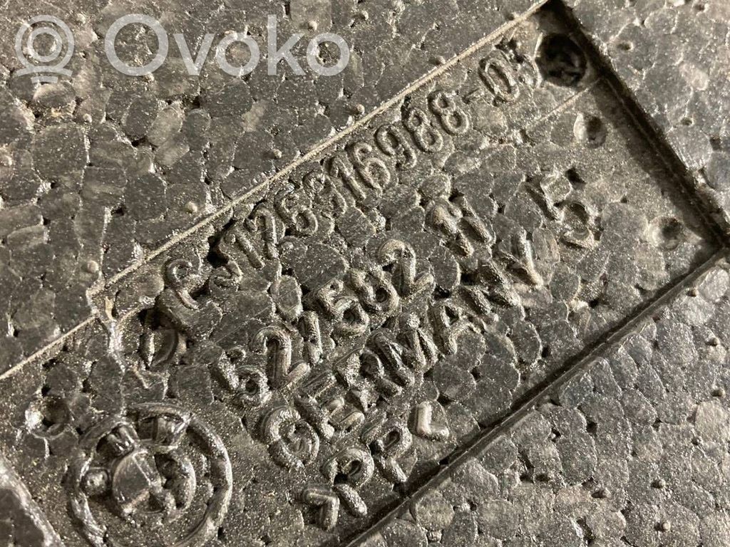 Rezerves riteņa nodalījuma dekoratīvā apdare