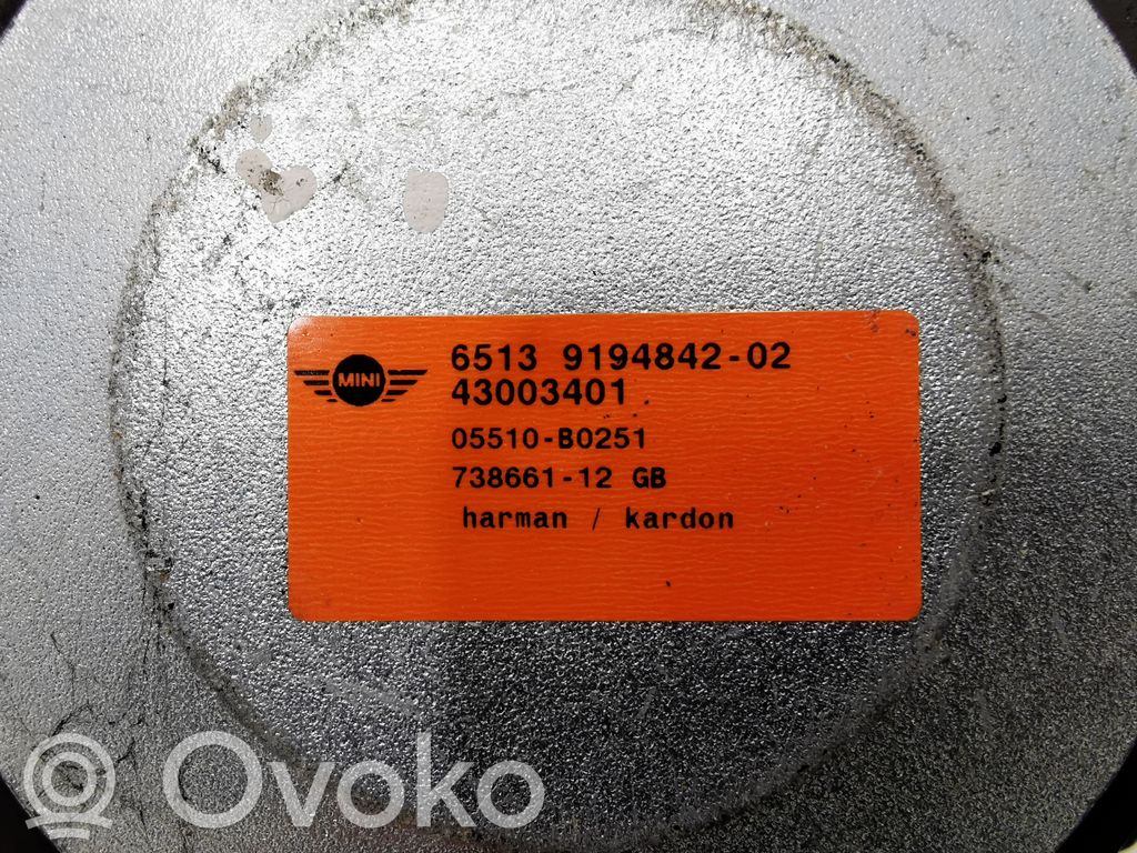 Динамик(и) в задней двери