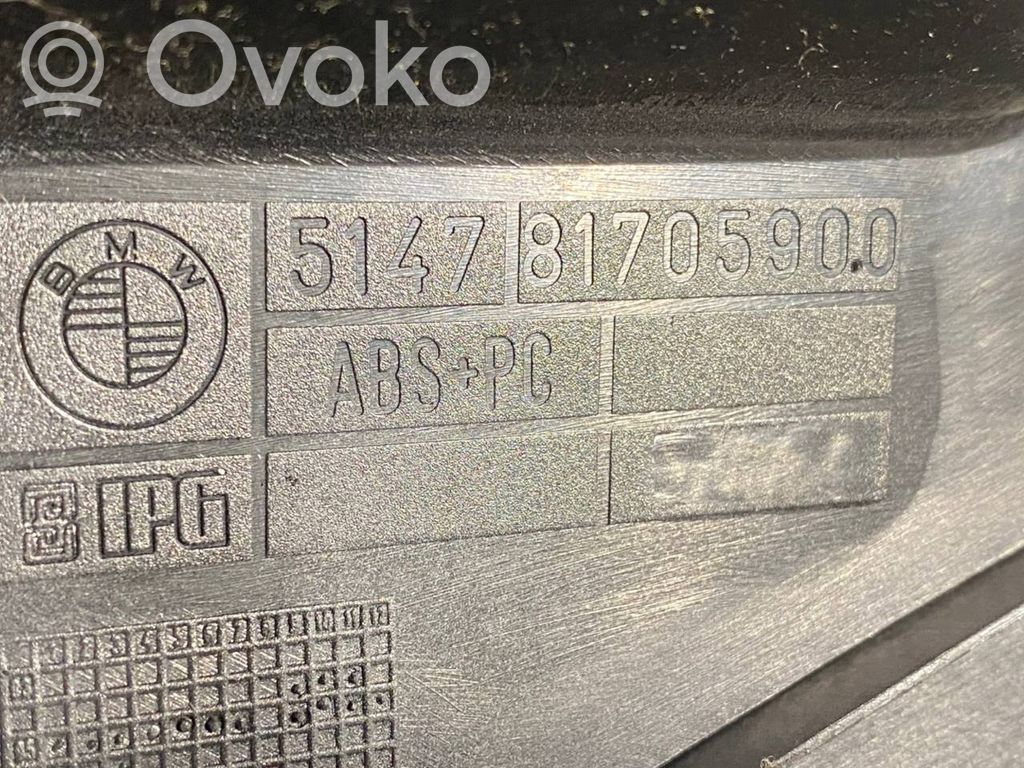 Cita veida bagāžnieka dekoratīvās apdares detaļa
