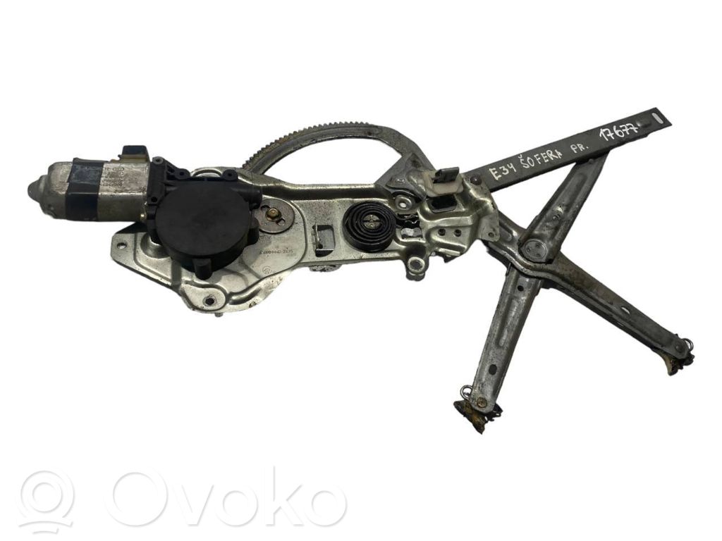 Front electric window lifter assembly