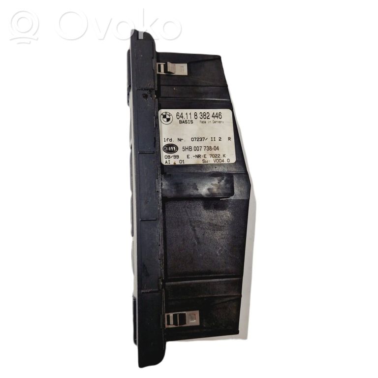 Air conditioning / climate control / interior heating control unit (in the passenger compartment)