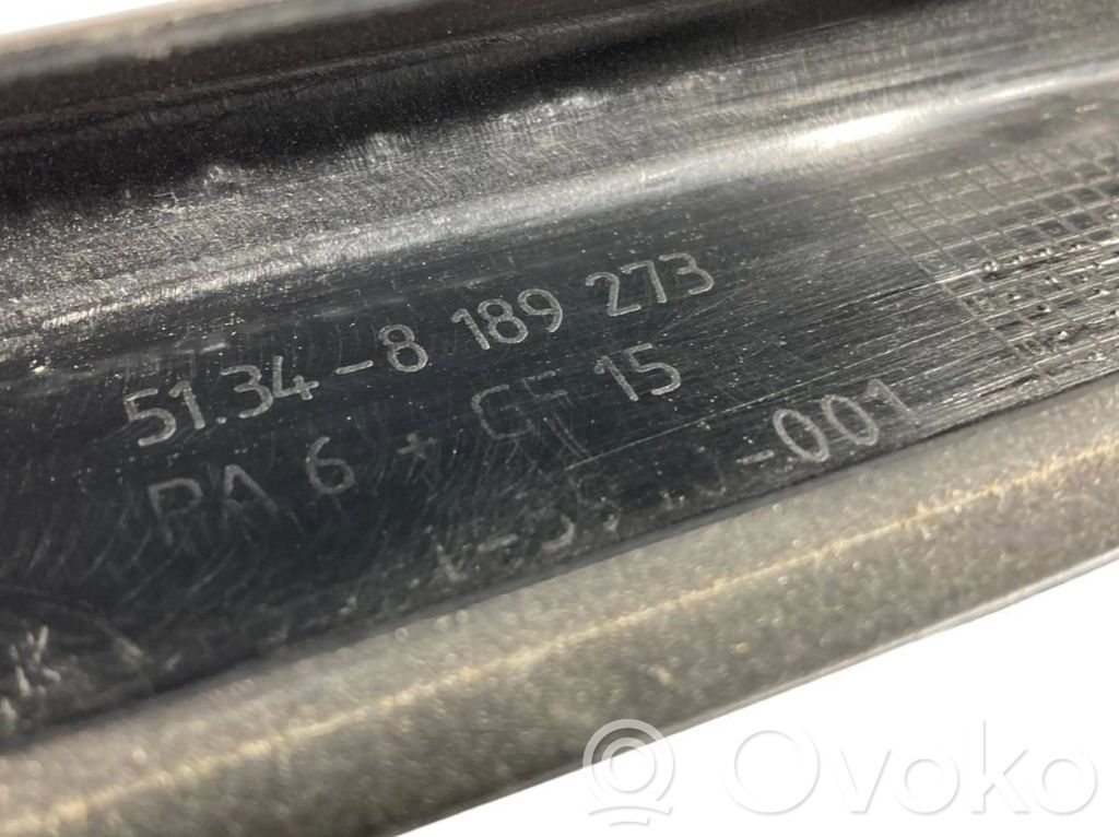 Rear door glass frame
